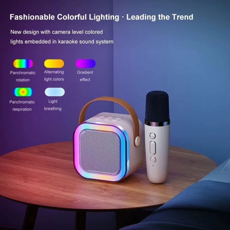 K12 Wireless Karaoke Bluetooth Speaker with Microphone - FREE COD