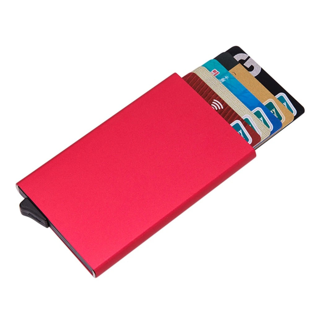 Metal Stainless Steel RFID Credit Card Holder – Free Cash on Delivery